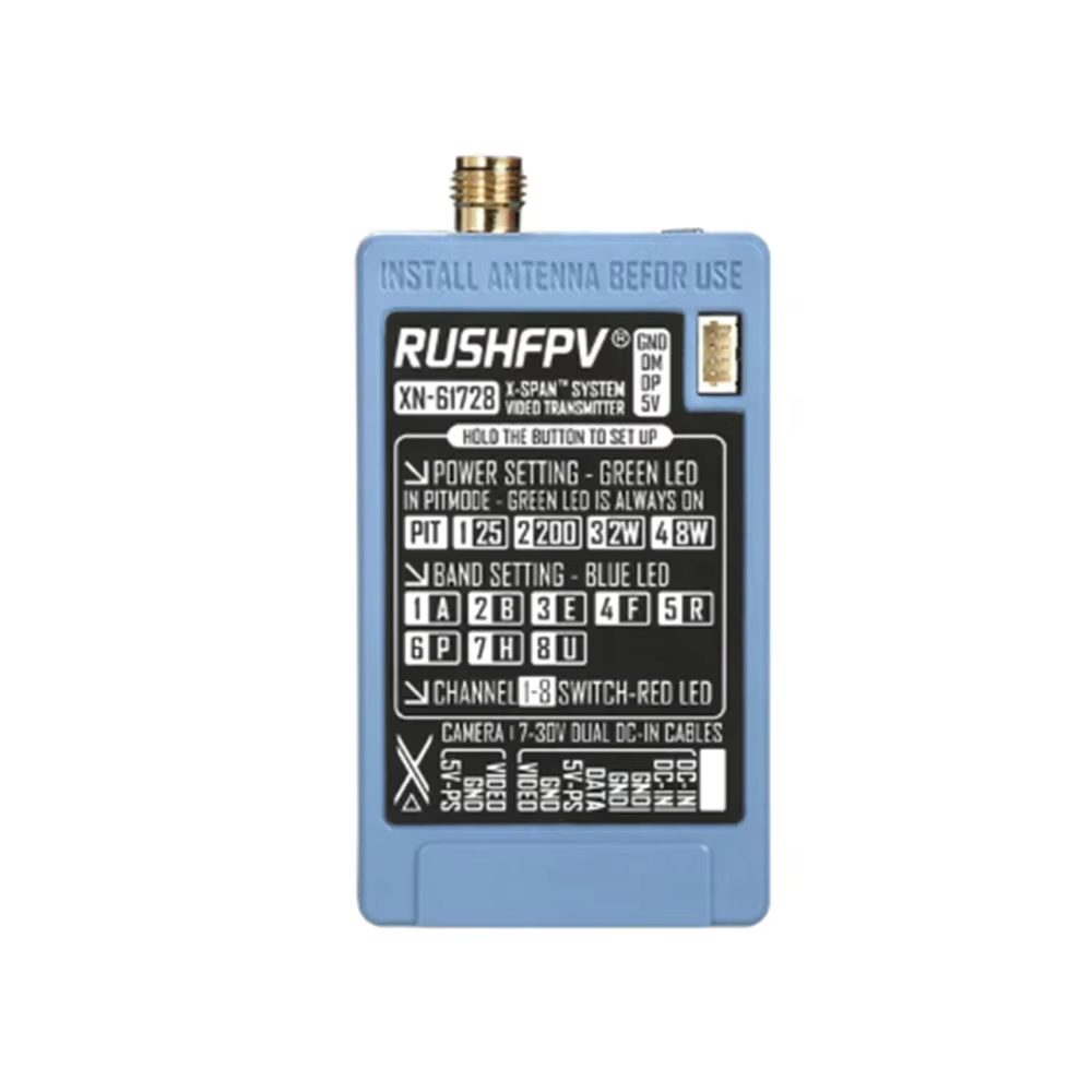 RUSHFPV 6.1‑7.2G 8W X61728 VTX - огляд і ціна Drone Antenna