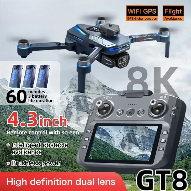 Original GT8 Drone 8K Professi - огляд і ціна Drone Gps Mount
