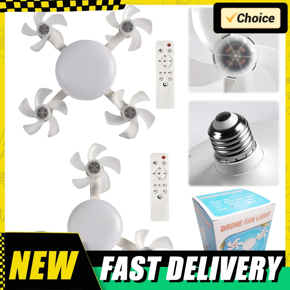 E26/E27 Screw in Ceiling Fan L - огляд і ціна Drone Led Light