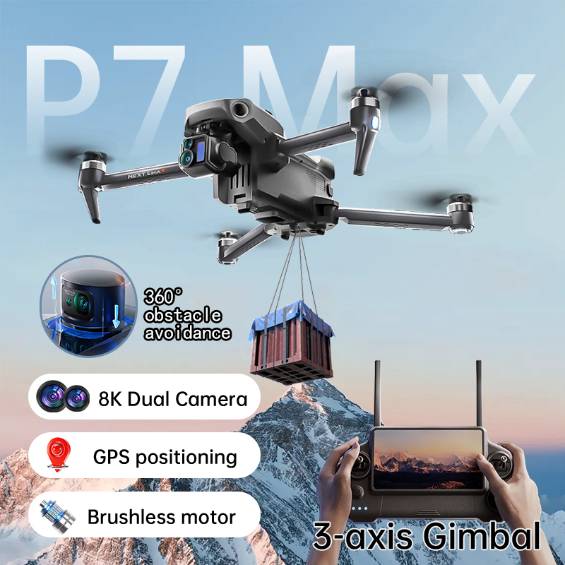 NEW P7 Max Drone 8K Camera GPS - огляд і ціна Drone Gps Mount