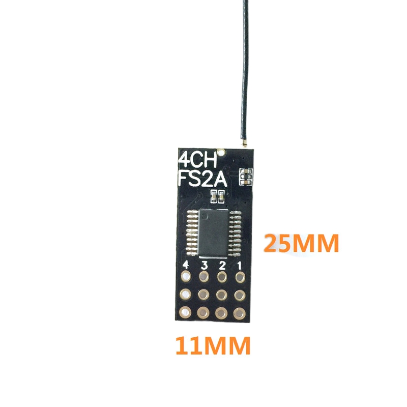 Flysky FS2A Mini Receiver 4CH  - огляд і ціна Drone Battery