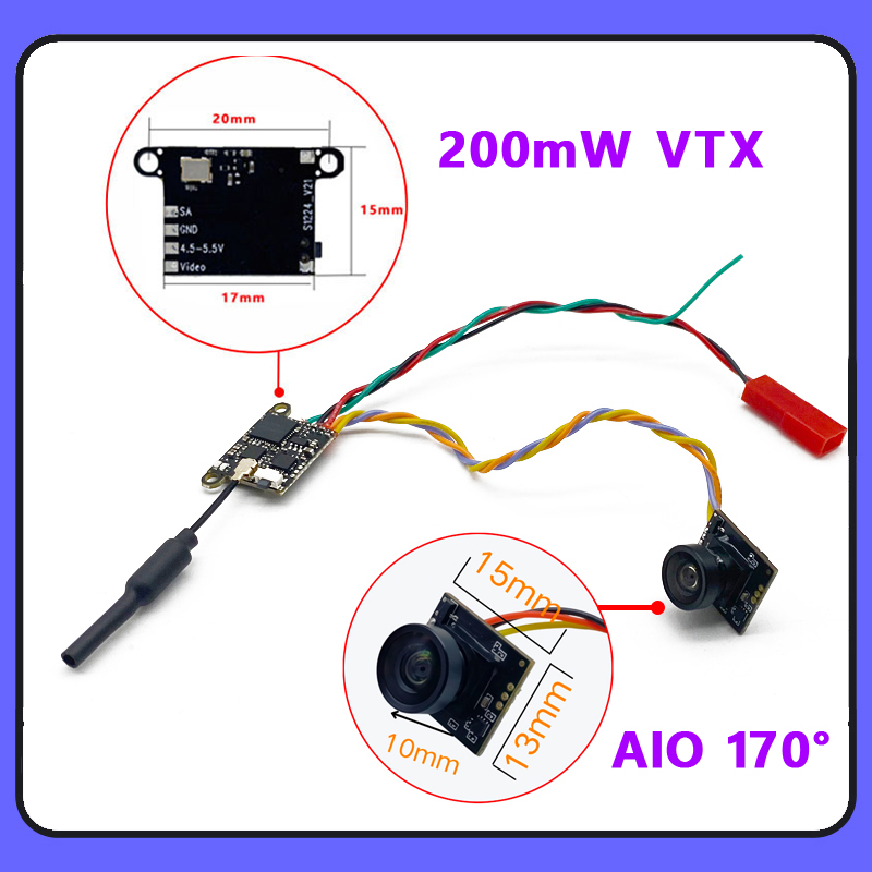 SLONWAKE 5.8G 1200TVL FPV Came - огляд і ціна Drone Receiver